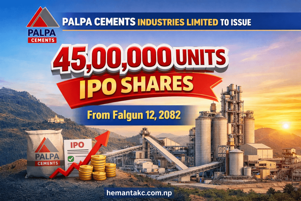 Palpa Cement IPO 2026 details and how to apply guide for 4.5 million units