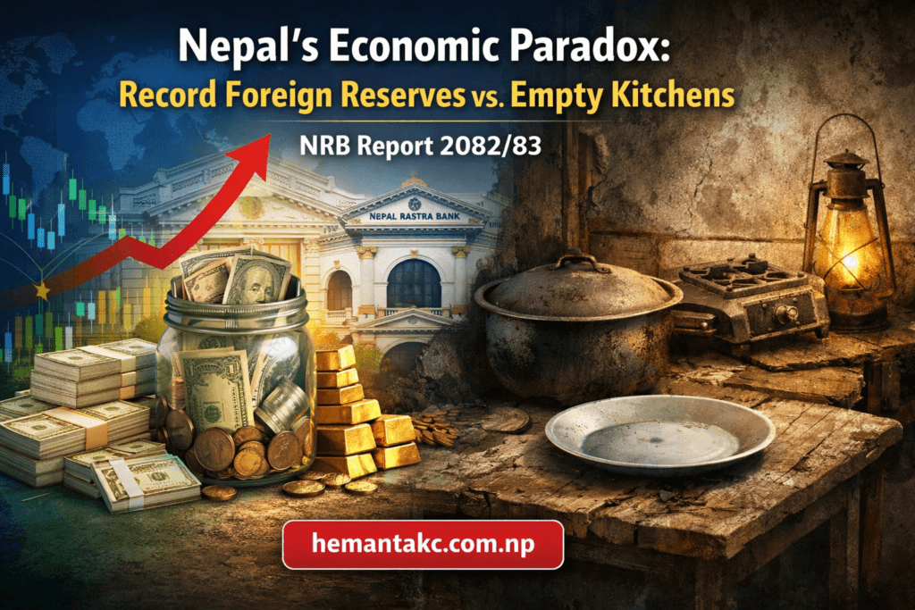 Nepal’s Economic Paradox: Record Foreign Reserves vs. Empty Kitchens | NRB Report 2082/83
