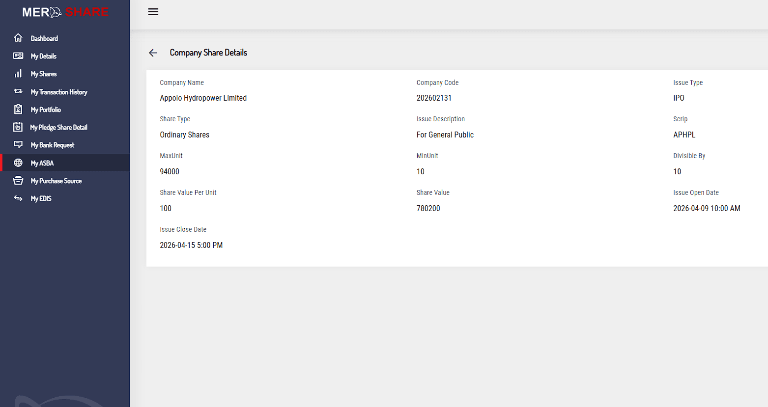 Apollo Hydropower IPO: Last Day to Apply